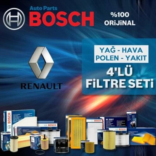 For Renault Megane 2 1.5 Dci Bosch Filter Care Set 2002-2009