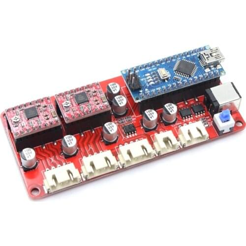 OXLasers 2 Axis Laser Engraving Machine Controller Board with Software DIY Laser Engraver Laser Cutter Part Stepper Moter Driver