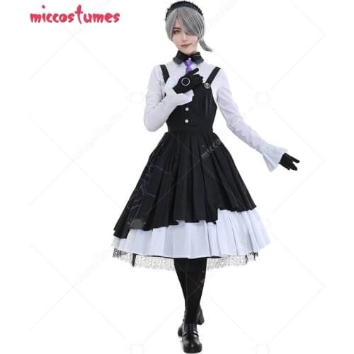 Dangan Ronpa Tojo Kirumi Ultimate Maid Cosplay Costume Dress