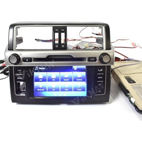 Android system car GPS navigator multimedia player radio for Toyota Prado 2016-2019 auto video player stereo tape recorder