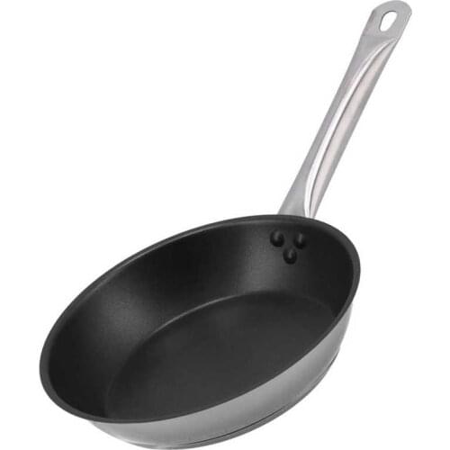 Cooking pot Home Kitchen Cookware 304 Stainless Steel Fry Pan Non Stick Heat Resistant Frying Egg Pan Cookware for Kitchen