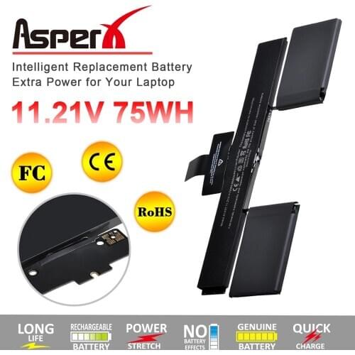 AsperX 11.21V 6600mAh A1437 Laptop Battery for Apple MacBook Pro 13" 13.3" Retina A1425 Late A1437