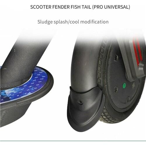 1pair Universal Rubber Fender Mudguards for Mijia M365/M365 Pro Electric Scooter Accessories Fishtail Mud Splash Guard