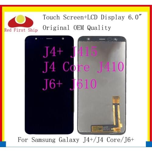 10Pcs/lot For Samsung Galaxy J4+ J4 Plus J415 J415F/J4 Core J410/J6+J6 Plus J610 LCD Display Touch Screen Digitizer Assembly