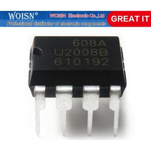 2pcs/lot U2008B U2008 2008B U208B U208 DIP-8 In Stock