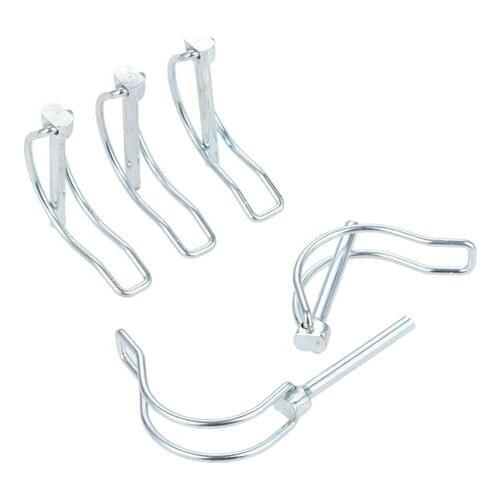 5pcs M4.5*45mm Coupler Safety Pin Quick Lock Release Trailer Towing Coupler Pin Bicycle Stroller Cargo Boat Hitch Hook Clip