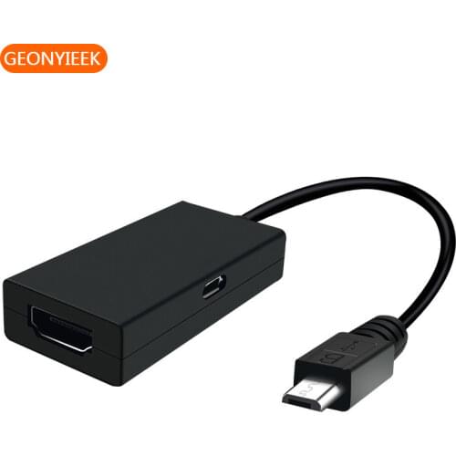 Micro USB To HDMI-compatible Adapter For TV Monitor 1080P HD HDMI Audio Video Cable Converter For Samsung HUAWEI Xiaomi