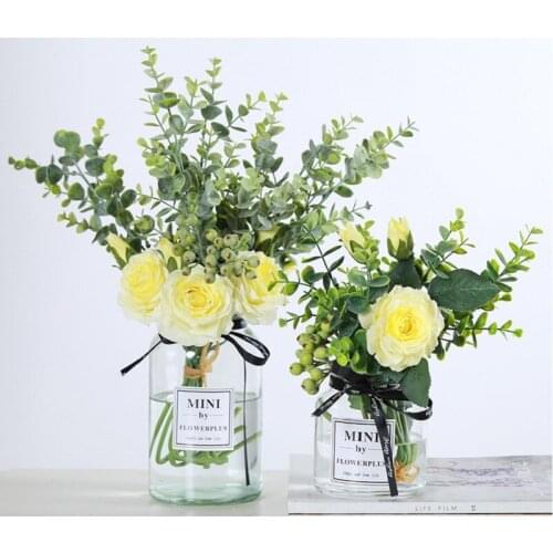 Artificial flower Rose Bouquet Living room furnishings flower for vases