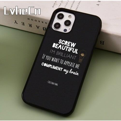 LvheCn Greys Anatomy You're My Person Phone Case Cover For iPhone 5 SE 2020 6s 7 8 Plus 11 12 Pro X XR XS Max Samsung S8 S9 S10