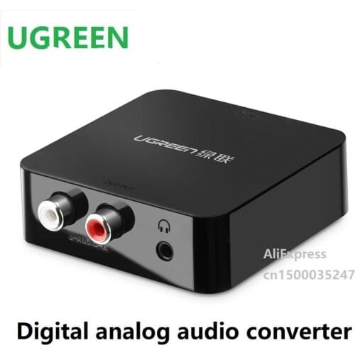 UGREEN Digital Coaxial Converter RF Fiber Output Display Audio Box Signal Universal Ps4 TV