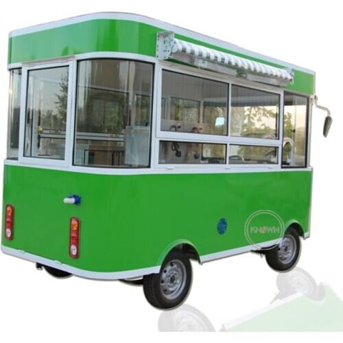 Electric Fast Food Concession Cart Ice Cream Coffee Vending Truck Hamburger Van Trailer for Sale