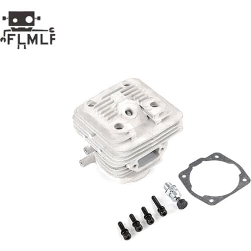 Rc Car Engine Parts 71cc 4 Hole Upgrade Cylinde Head Fit 1/5 Hpi Rofun Km Rovan Baja Lois 5ive-T DBXL FG GoPed Redcat Truck Part