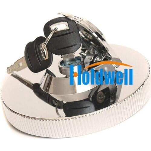 Holdwell Lockable Fuel Tank Cap 086-1781 With 2 Keys For Caterpillar CAT Mini Excavator 305.5 306 307 308C Engine 3054 3064 3066