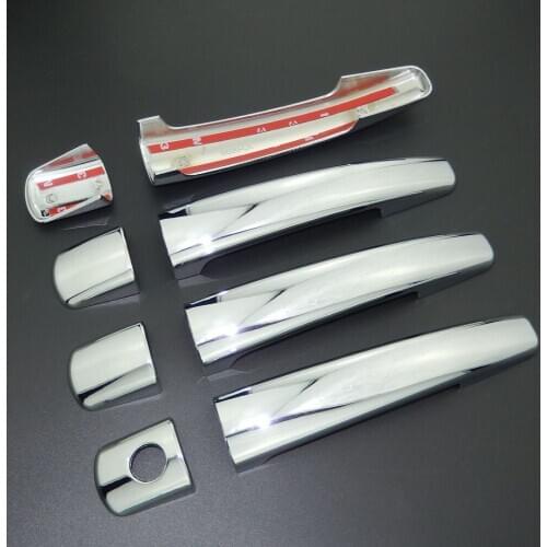 For Citroen Jumpy / Dispatch 2007-2015 ABS Car Styling Chrome Side Door Handle Cover Trim & Door Bowl Cover 2008 2009 2010 2011