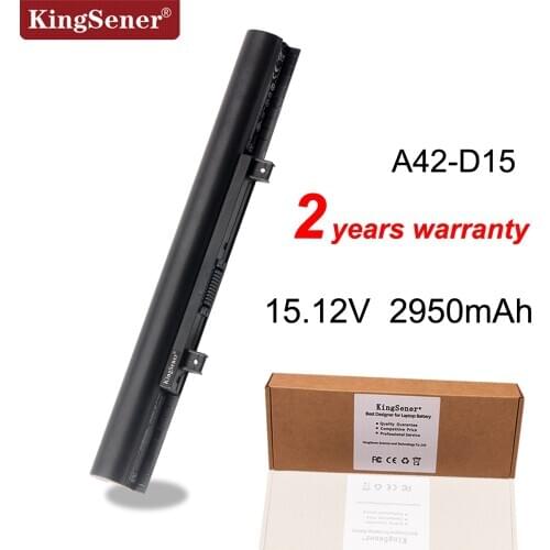 Kingsener 15.12V 44WH A41-D15 Laptop Battery For Medion Akoya E6416 E6422 P6659 E6424 P6657 ERAZER P6661 A42-D15 A42-D17 A31-D15