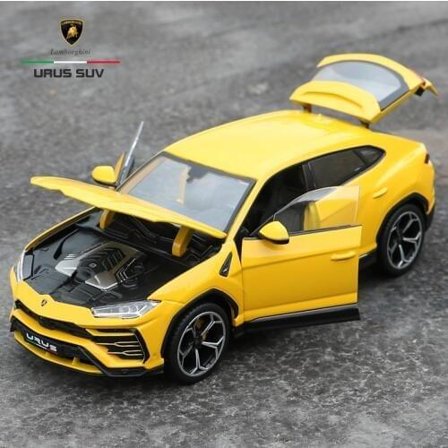 Collectible Alloy gld52 Stactic Scale Sports Car Models Die-cast coche carro Toys for Children 1:18 auto Vehicle Rambo Urus SUV