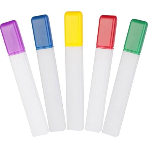 LMDZ Sweater Knitting Needles Storage Box Plastic Knitting Needle Storage Bottle Multi-function Plastic Sewing Tool Container