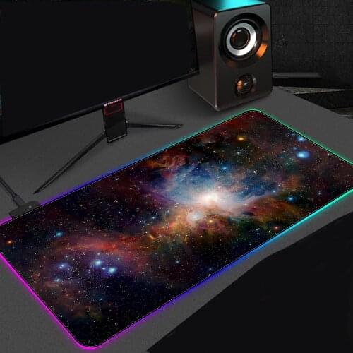 RGB Glow Mouse Pad, Play Table Pad, Gamer Accessories, Computer Mouse Pad Gaming Mouse Pad Alfonbrilla Raton Ordenador