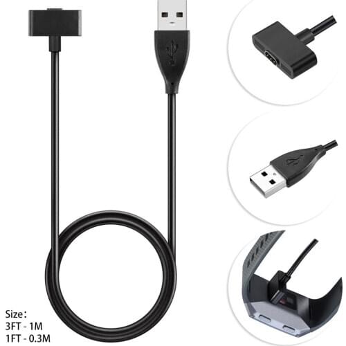 3FT / 1FT (1M / 0.3M) USB Magnetic Charging Cable for Fitbit Ionic Smart Fitness Watch