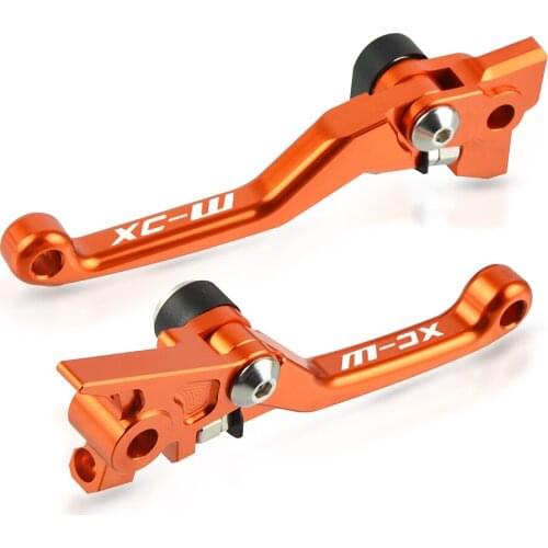Motorcycle CNC Pivot Brake Clutch Lever Dirt Bike Motocross For 125 150 200 300 400 450 500 525 530 XC-W 125 XC-W XCW