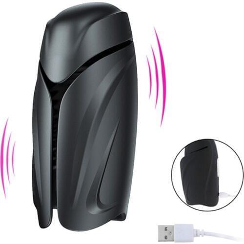 Male Glans Exerciser 10 Speeds Vibration Silicone Waterproof Mens Masturbation Exercise Delay Ejaculation Adult Sex Toys Erotic