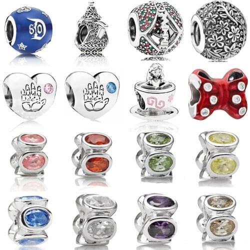 NEW 100% 925 Sterling Silver 1:1 Sleepwalking Wonderland Teacup Teapot Baby Boy Charm Bead Fit DIY Original Bracelet Jewelry