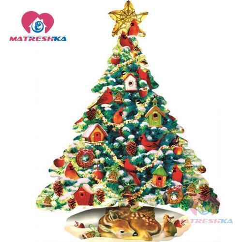 Landscape Snow House Christmas Tree Decoration 5D DIY Diamond Painting Resin Square Drill painting Diamond Embroidery Needlework