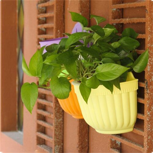 DIY Garden Hanging Planters Wall Baskets Pot Hanging Basket Flower Pot Plastic Flower Pots