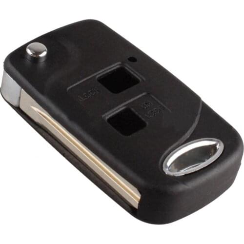 80% Hot Sell 2 Buttons Flip Folding Remote Key Shell Case Cover Fob for Toyota Camry Corolla