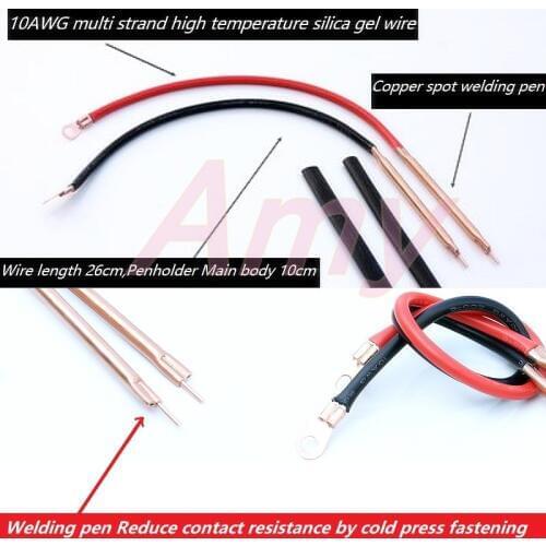 18650 spot welder welding pen battery spot welder pure copper welding pen spot welder accessories