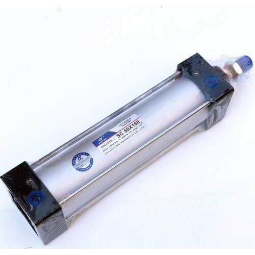 SC50X150 Standard Cylinder 50mm Bore 150mm Stroke Screwed Piston Rod Dual Action Air Cylinder