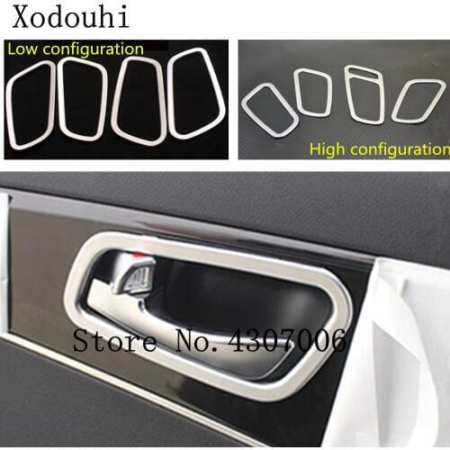 Car body styling inside sticker trim moulding door inner built handle bowl armrest 4pcs For Kia Sorento 2015 2016 2017