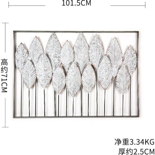 European Country Three-dimensional Wrought Iron Wall Hanging Decoration Creative Bedroom Living Room Wall Decoration