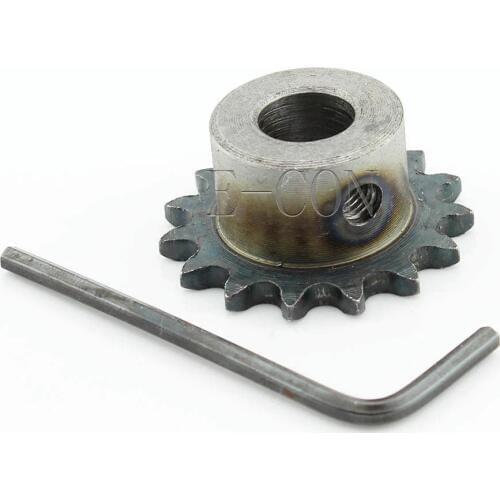 04C 25H 14T Teeth Sprocket Metal Pilot Motor Gear Roller Chain Drive