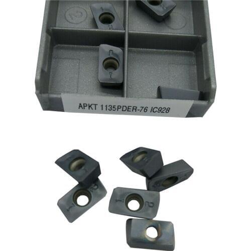 10pcs APMT1135PDER APMT1135PDER-76 IC928 CNC blade Carbide milling carbide inserts Used for steel parts