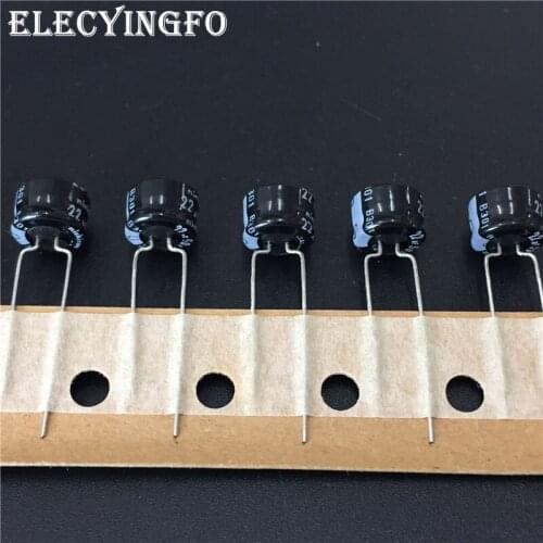 10pcs 22uF 50V NICHICON MA series 8x5mm 50V22uF High Quality Low profile Aluminum Electrolytic Capacitor