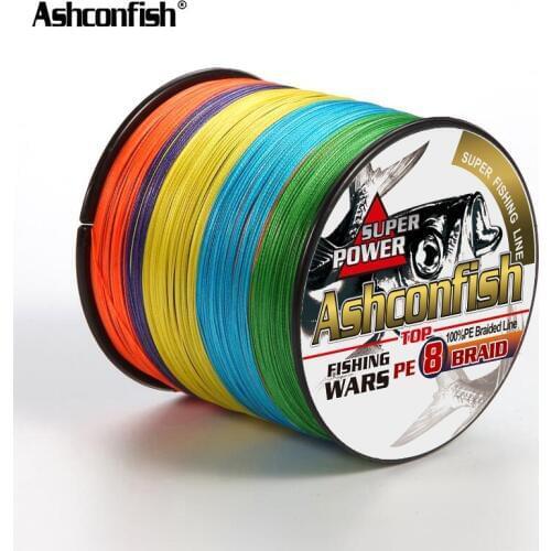 8x multi-color japan pe braided lines fishing 500M wholesale fishing tackle super strong sea fishing tools line cords 6-300LB