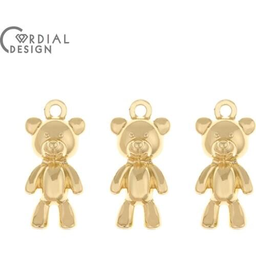 Cordial Design 100Pcs 10*23MMM Jewelry Accessories/Pendant/DIY Earrings Making/Hand Made/Jewelry Findings & Components/Charms