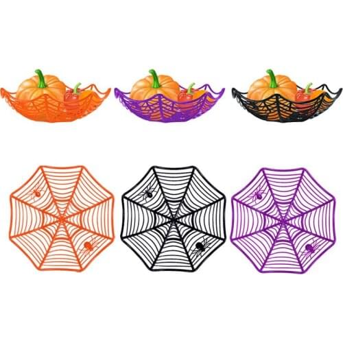 Halloween Novelty Horror Network Fruit Plate Candy Biscuit Basket Trick or Treat Decorate House Decoration Family Party Supplies