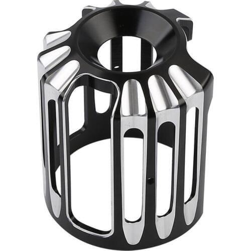 Motorcycle Black CNC Cut Oil Filter Cover For Harley Electra Glide Softail FLHR Road Glide Touring XL883 1200