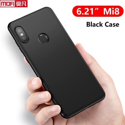 Matte case for xiaomi mi8 case mi 8 cover TPU silicon black soft Mofi original ultra thin back fundas protective xiaomi 8 case