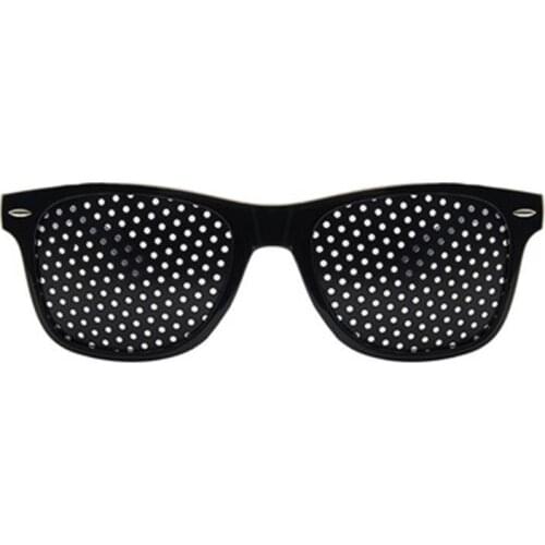 Outdoor Sports Glasses Mi Nail Glasses Eyesight Protection Black Pinhole Glasses Perforated Glasses Small Hole Sunglasses