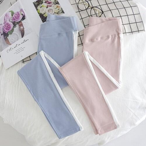 Hot Spring Summer New Pregnant Womens Wear Thread Low Waist Support Abdominal Stretch Comfortable Pregnant Womens Leggings