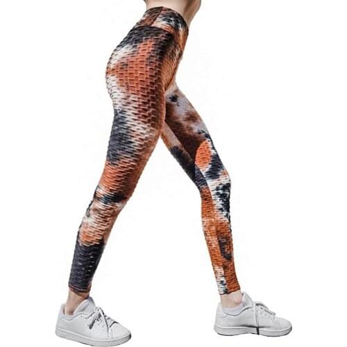 Tie Dye Leggings Womens High Waist Seamless Fitness Pants Tummy Workout Running Sports Leggings Female Hip-Lifting Leggins