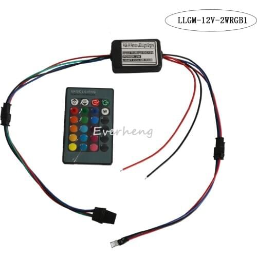Usb5v 12v 2w multi colorful led light source engine IR remote control with 4 led bulb head USB