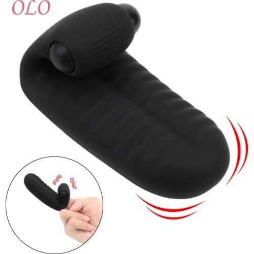 OLO Double Finger Vibrator G-spot Massager Vagina Stimulation Sex Product Sex Toy for Women Couple Foreplay Clitoris Stimulator