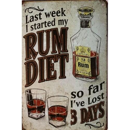 Wine Metal tin sign Pub Bar Decoration Tin Sign Shabby Chic Home Decor Plaque wall art Man Cave