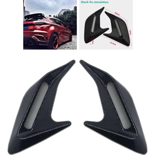1 Pair Universal Car Side Air Flow Vent Sticker Air Flow Fender Spoiler