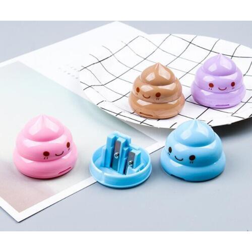 1pc Kawaii Pencil Manual Sharpener Cute Office School Supplies Korean Stationery Cartoon Children Sharpener Mechanical