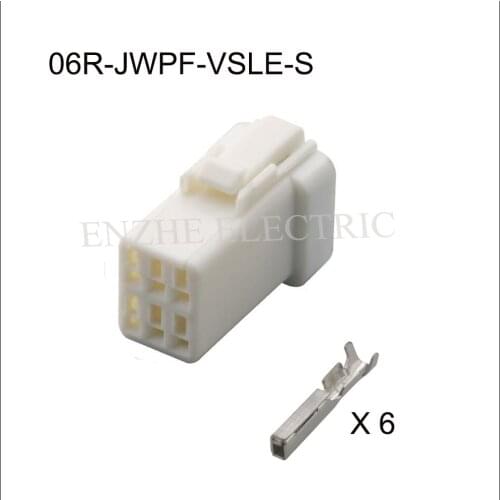 100SET JST 06R/06T-JWPF-VSLE-S needle file Male connector 6 Pin car wire connector terminal Plugs socket DJ7064Y-06.-21